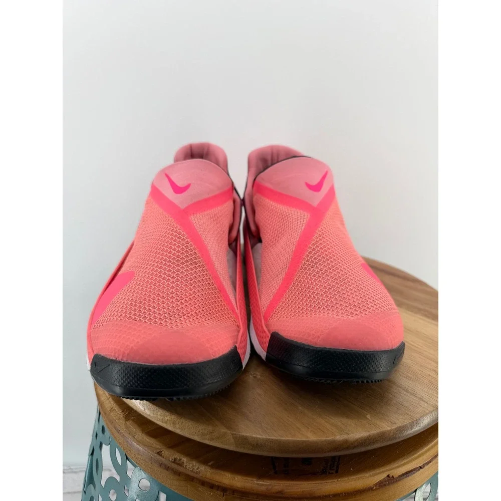 Nike Go FlyEase Sunrise Pink Black Mens Hands Free Sneakers DZ4860-600 Size 11